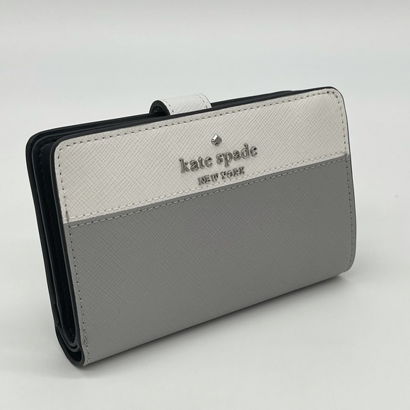 Kate Spade Colorblock Medium Compact Bifold Wallet